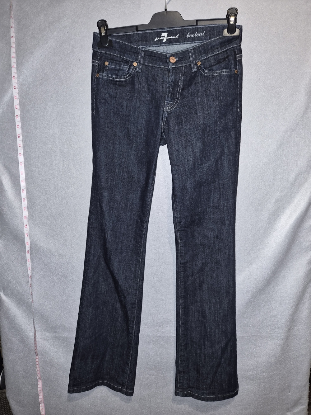 7 For All Mankind Women’s Size 25 Us 0/2 Bootcut Dark Wash Stretch Jeans